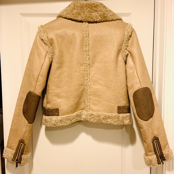 Ashley b by Bernardo Faux-Shearling Jacket - Picture 5 of 6